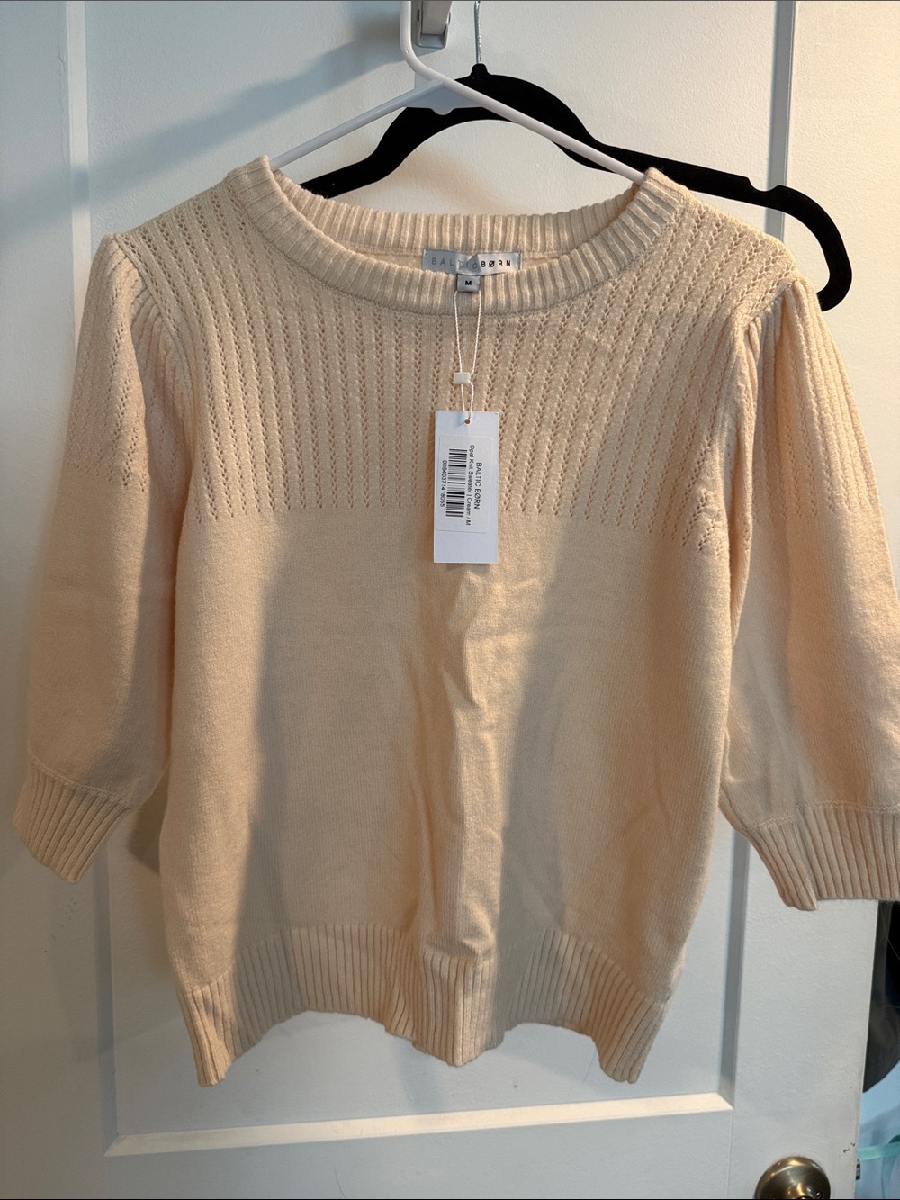 Cream Knit Women's Sweater
